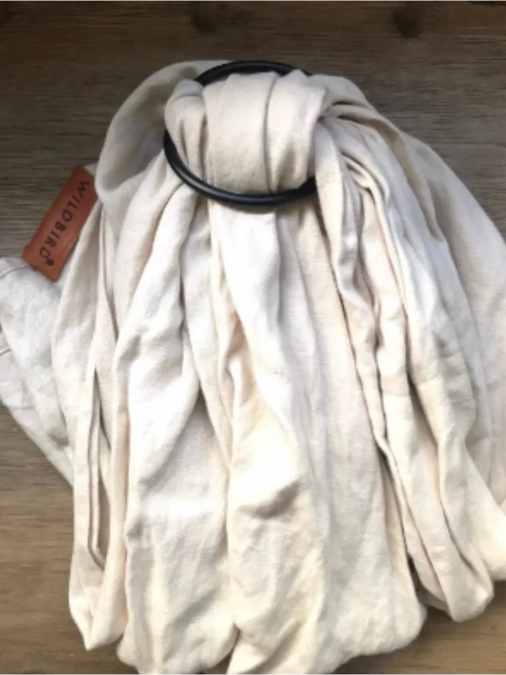 WildBird Cream Ring Sling with Black Rings